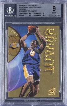 1998-99 E-X Century Essential Credentials Future #10 Kobe Bryant (#79/81) - BGS MINT 9